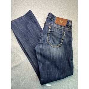 GUESS Premium Daredevil Bootcut Distressed Y2K Western Grunge Made in USA